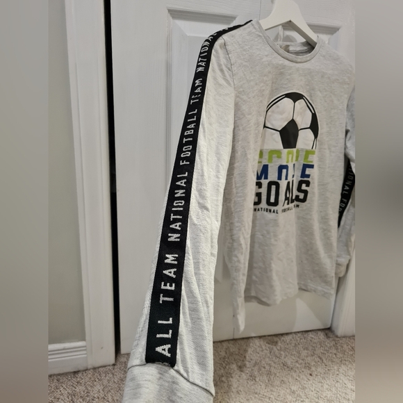 Boys Grey Long Sleeve Shirt - Picture 2 of 5